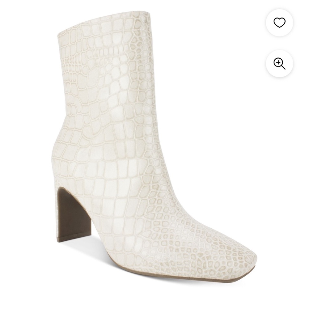 Seven Dials Faux Leather Cream Boots